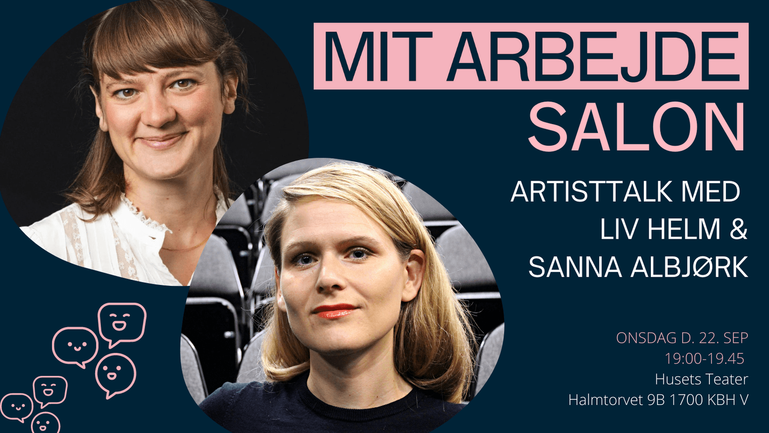 SALON: Artisttalk med Liv Helm & Sanna Albjørk | Husets Teater